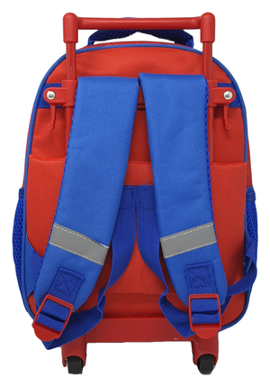 Zaino Asilo Trolley Spiderman MARVEL 2 Ruote Manico Allungabile Cm.30 - Sp0809