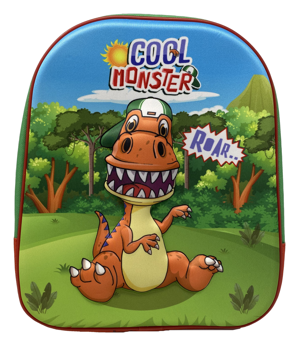 Zaino Asilo 3d Dinosauro Borsa Scuola Cm.32 Bambino - Din0811