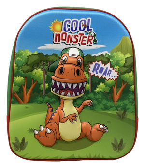 Zaino Asilo 3d Dinosauro Borsa Scuola Cm.32 Bambino - Din0811