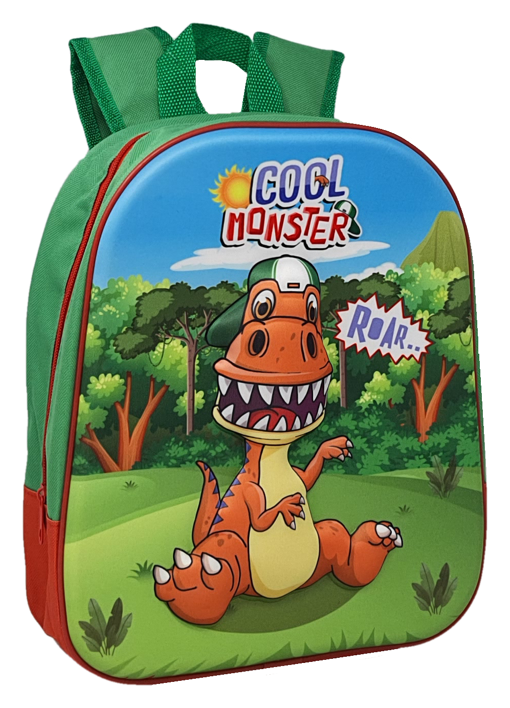 Zaino Asilo 3d Dinosauro Borsa Scuola Cm.32 Bambino - Din0811