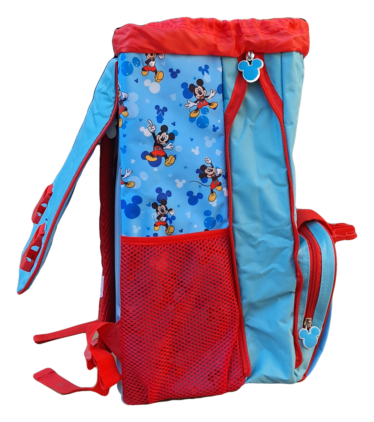 Zaino Mickey Mouse DISNEY Topolino Pippo Paperino Pluto Estensibile Scuola Elementare Cm. 40x29x27 - Mic0807