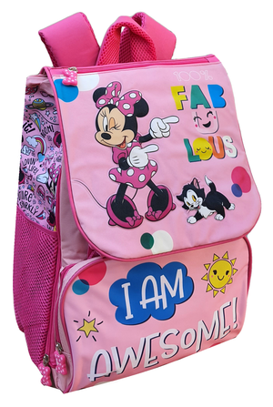 Zaino Minnie Mouse DISNEY Estensibile Scuola Elementare Cm. 40x29x27 - Min0807