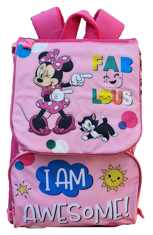 Zaino Minnie Mouse DISNEY Estensibile Scuola Elementare Cm. 40x29x27 - Min0807