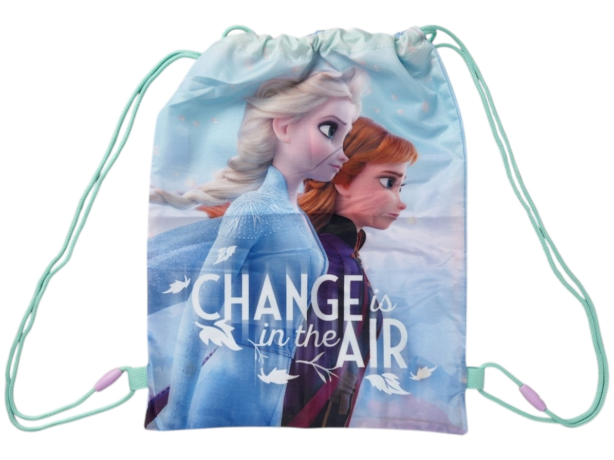 Sacca Frozen Ii DISNEY Elsa con Chiusura a Coulisse Borsa Tempo Libero Palestra Cm. 40x30 - Wd21689