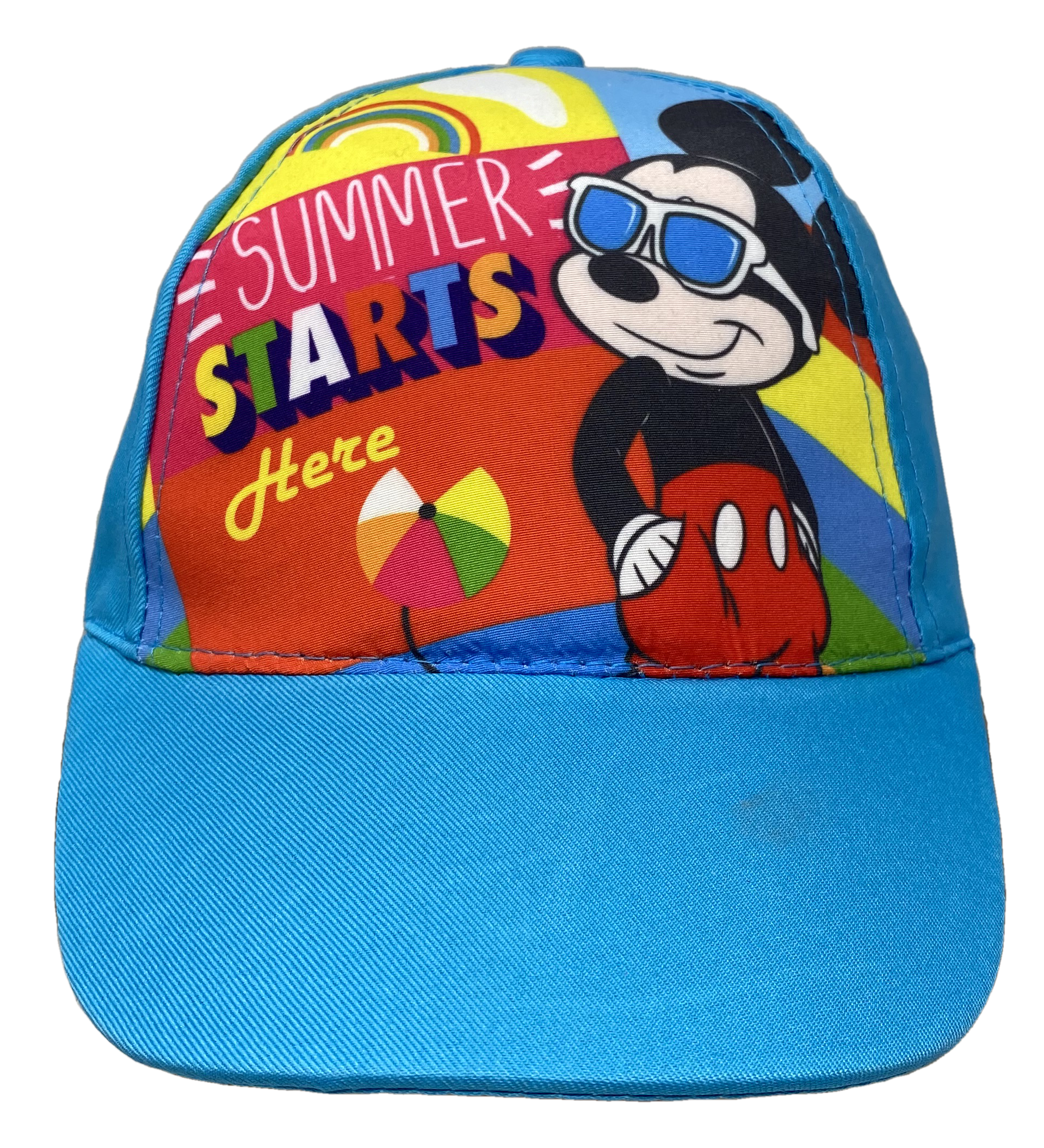 Cappello Mickey Mouse DISNEY Topolino con Visiera Estivo Regolabile Bambino - Wd20253