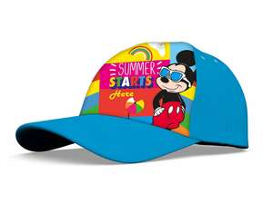 Cappello Mickey Mouse DISNEY Topolino con Visiera Estivo Regolabile Bambino - Wd20253
