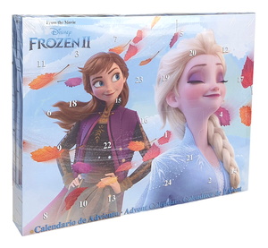 Calendario Dell'avvento Frozen Ii DISNEY Elsa Anna 24 Pezzi Accessori per Capelli Bigiotteria Cancelleria - Wd21509