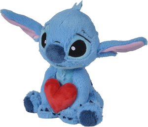 Peluche DISNEY Lilo & Stitch Morbido Pupazzo con Cuore 25 CM - 6315876995