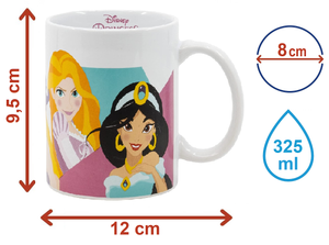Tazza Principesse DISNEY Modello Mug in Ceramica 325 Ml in Confezione - 88114