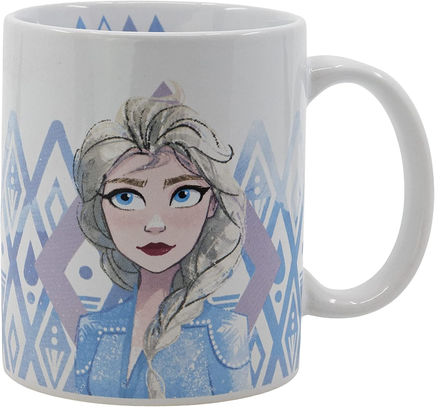 Tazza Mug Frozen Ii DISNEY Elsa Anna in Ceramica 325 Ml in Confezione - Stt88084