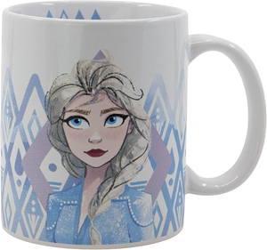 Tazza Mug Frozen Ii DISNEY Elsa Anna in Ceramica 325 Ml in Confezione - Stt88084