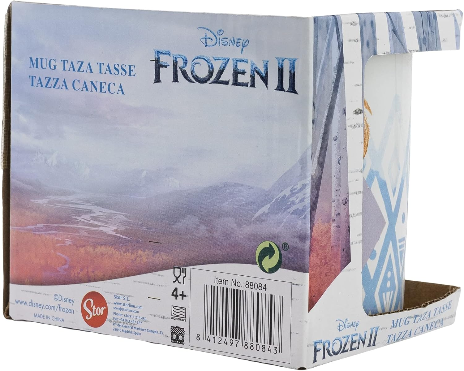 Tazza Mug Frozen Ii DISNEY Elsa Anna in Ceramica 325 Ml in Confezione - Stt88084