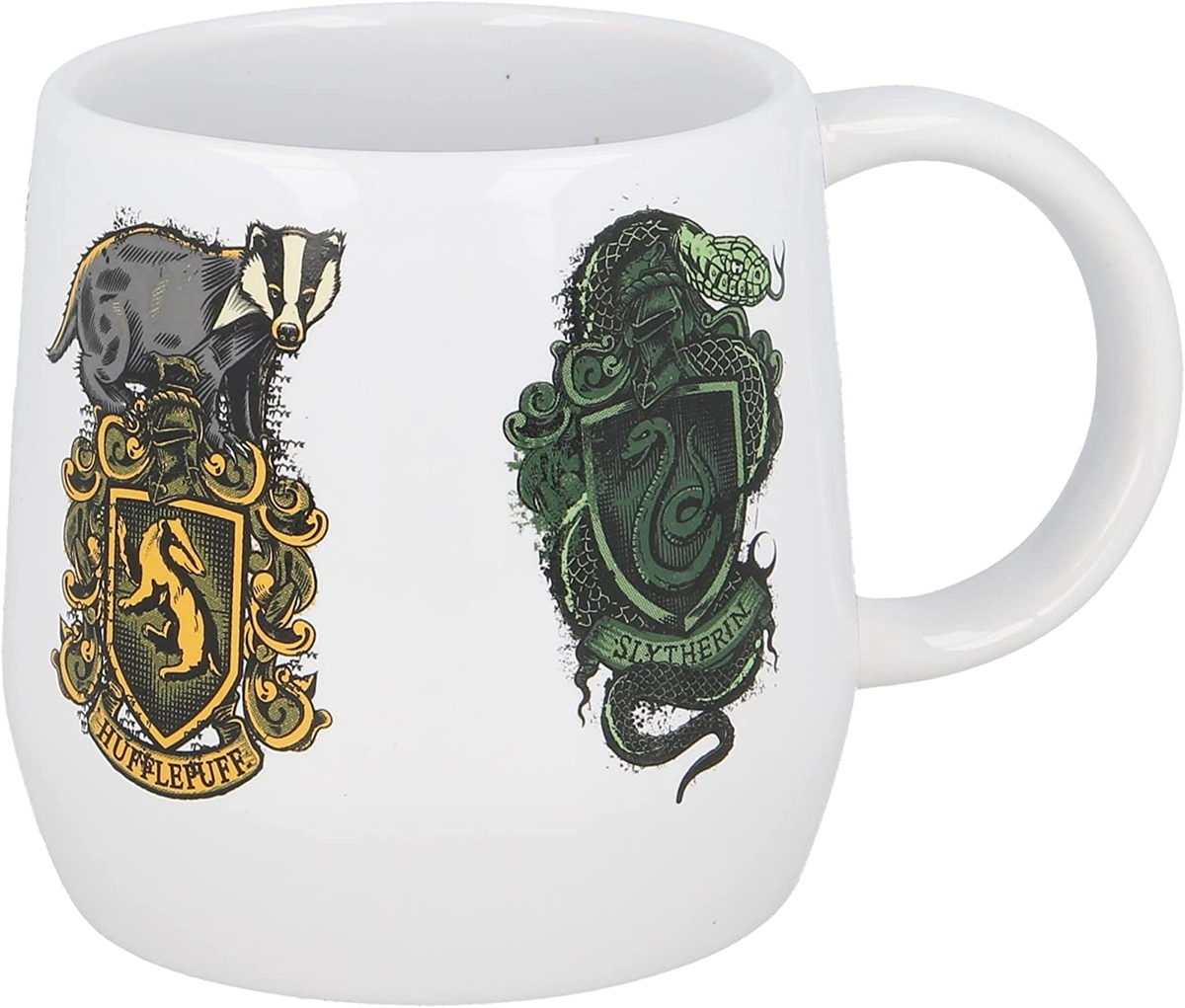 Tazza Mug Harry Potter Hogwarts in Ceramica Bombata 350 Ml in Confezione - Sthp20089