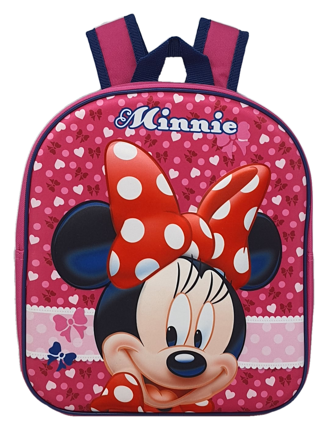 Zaino Asilo 3d Minnie Mouse DISNEY Borsa Scuola Cm.32 - Min21-1696