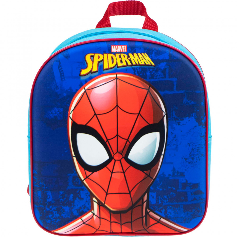 Zaino Asilo 3d Spiderman MARVEL Borsa Scuola Cm.32 - Sp21-1699