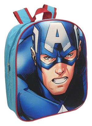 Zaino Asilo 3d Avengers MARVEL Capitan America Borsa Scuola Cm.32 - Ave21-1692