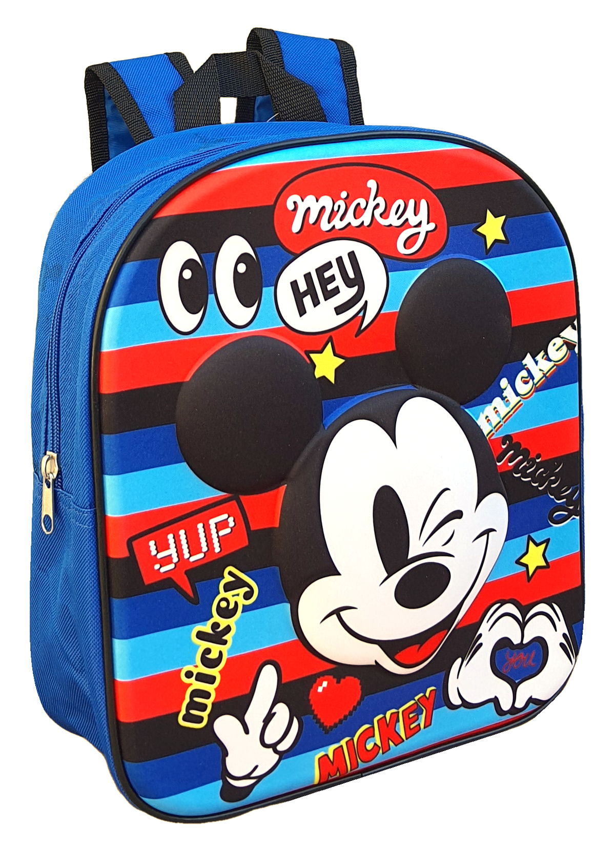 Zaino Asilo 3d Mickey Mouse DISNEY Topolino Borsa Scuola Cm.32 - Mic21-1688