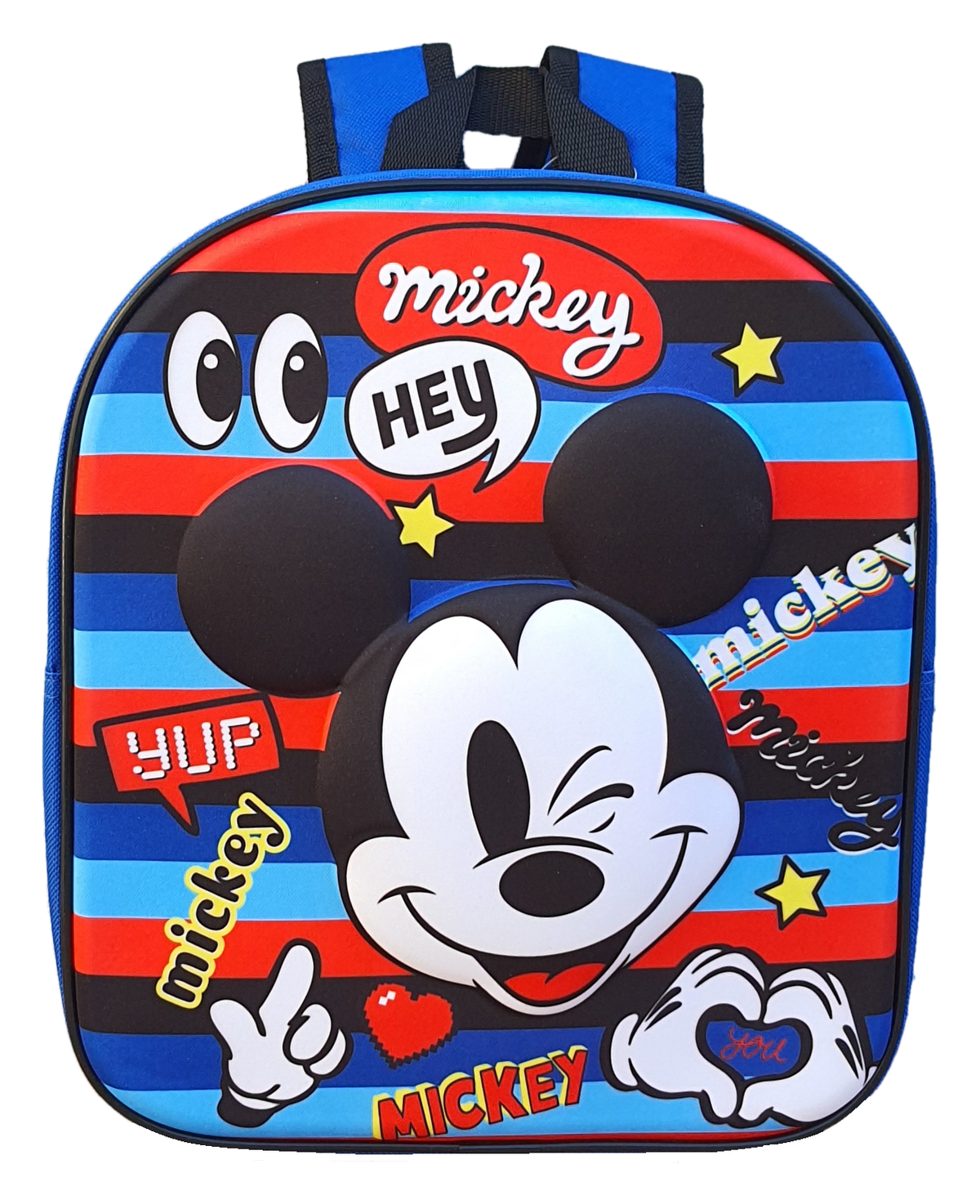 Zaino Asilo 3d Mickey Mouse DISNEY Topolino Borsa Scuola Cm.32 - Mic21-1688