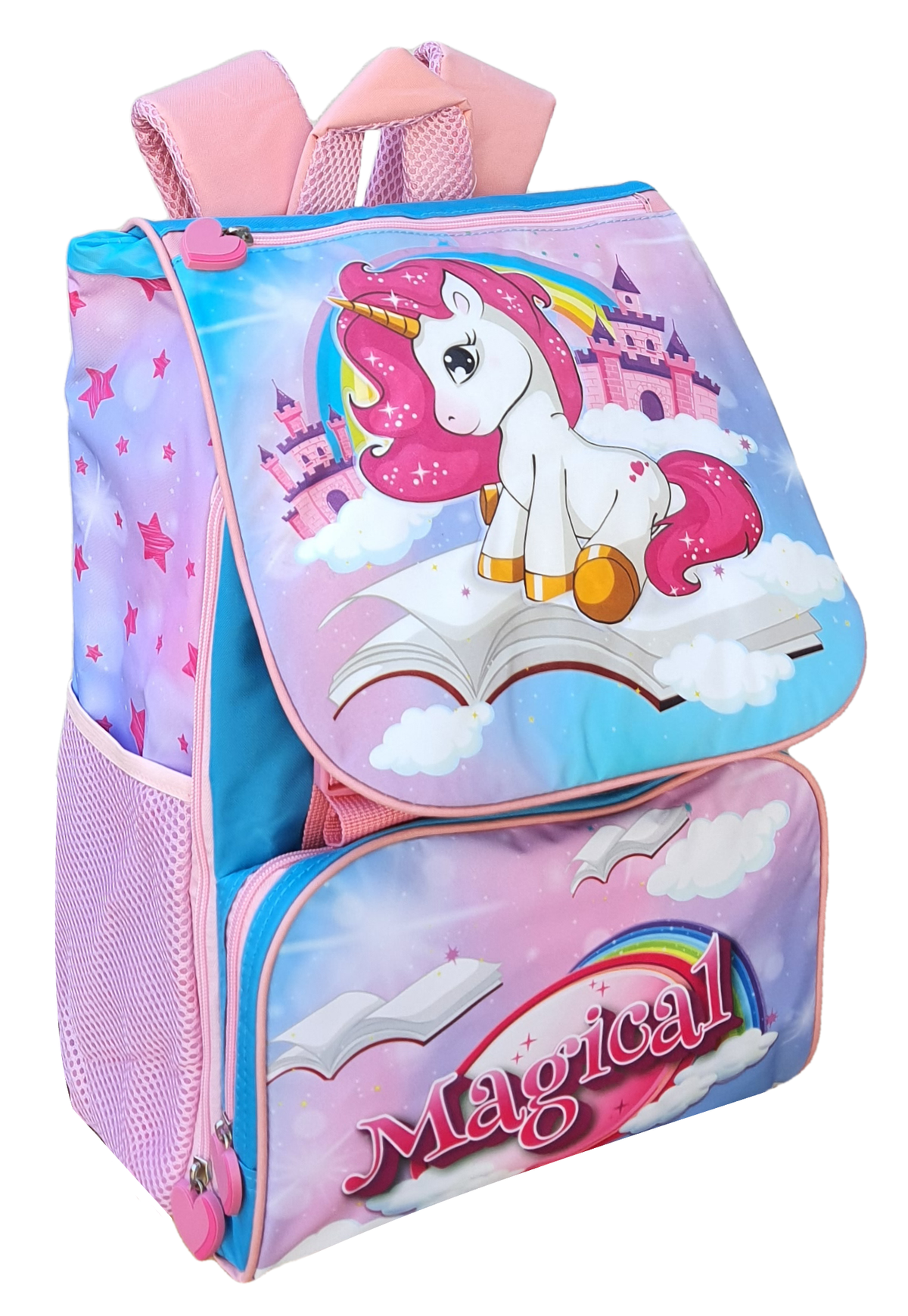 Zaino Unicorno Estensibile Scuola Elementare Cm. 40x29x27 - Uni0807