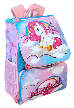 Zaino Unicorno Estensibile Scuola Elementare Cm. 40x29x27 - Uni0807