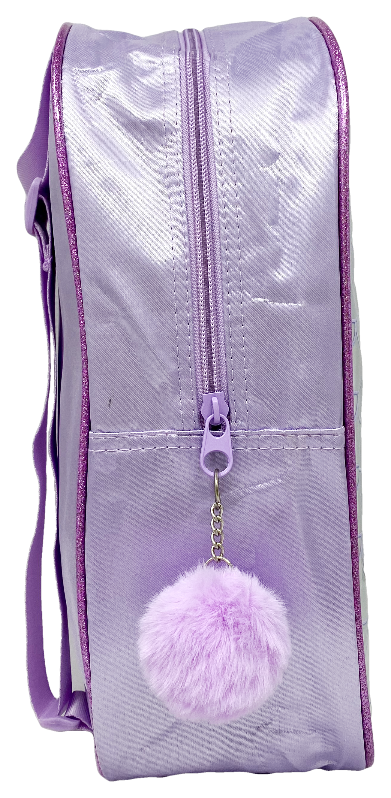 Zaino Sirena con Pon Pom Grafica Iridescente Borsa Scuola Tempo Libero - 18271526