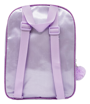 Zaino Sirena con Pon Pom Grafica Iridescente Borsa Scuola Tempo Libero - 18271526