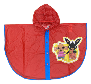 Set Pioggia Mantellina + Ombrello Bing e Sula 7/8 Anni Bambino - Q04600mc+q04598mc
