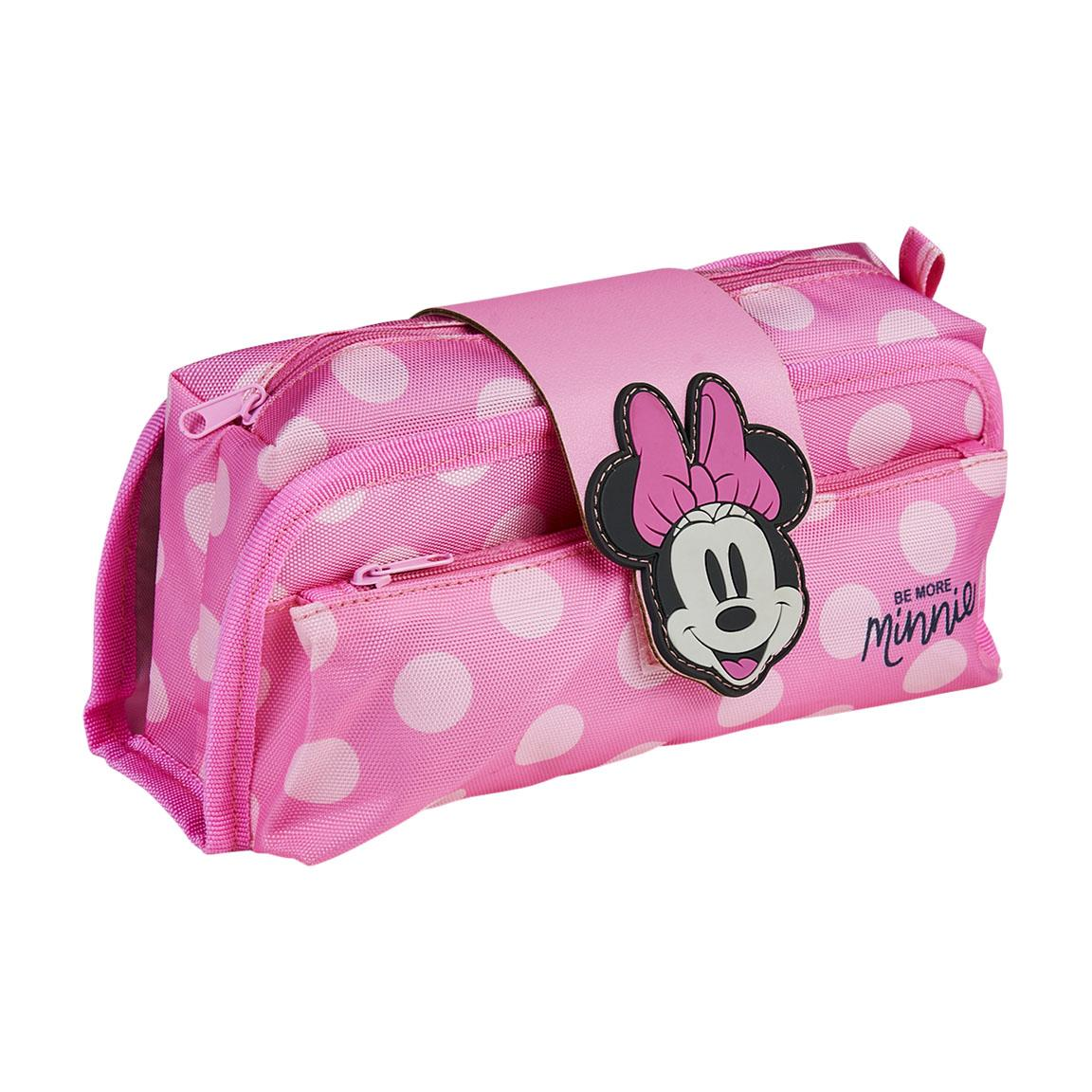 Tombolino Multiscomparto Minnie Mouse DISNEY Astuccio Portacolori - 0305