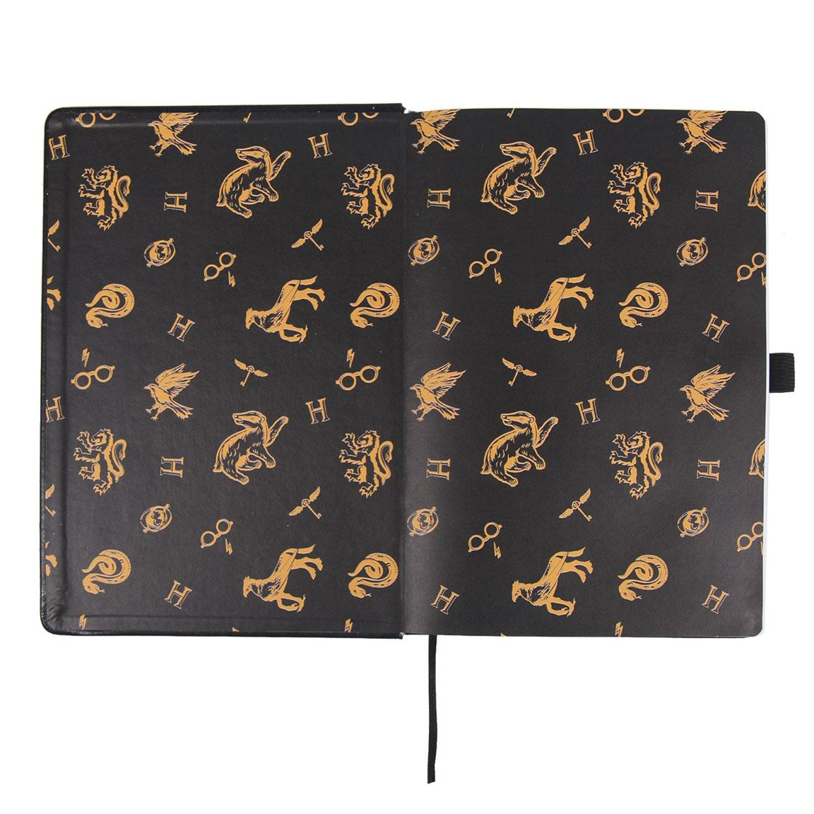 Set Block Notes + Penna Harry Potter Hogwarts Diario Appunti Confezione Regalo - 3337