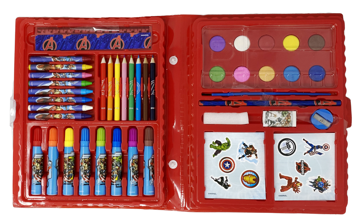 Colori Avengers MARVEL Valigetta 52 Pezzi Bambino - Av0826