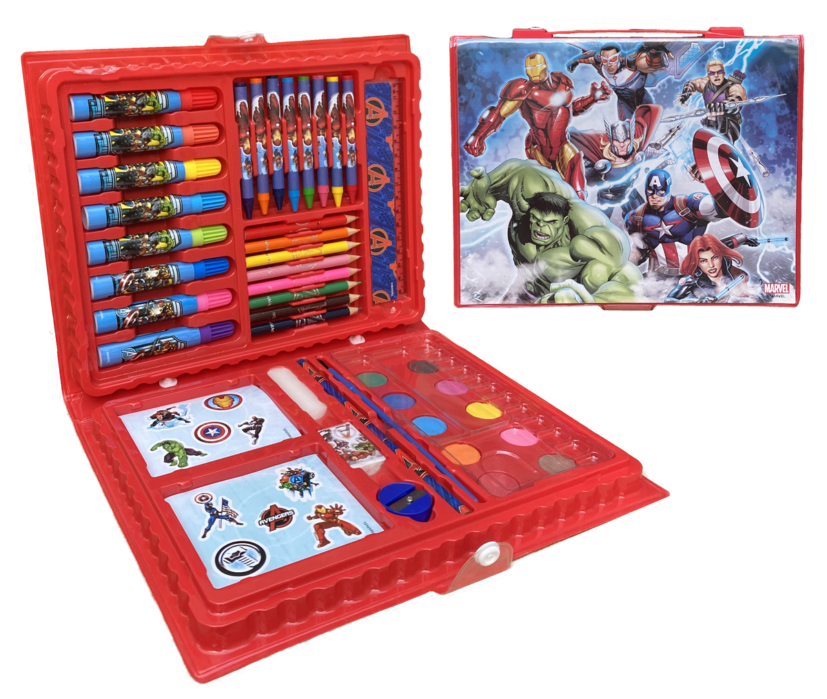 Colori Avengers MARVEL Valigetta 52 Pezzi Bambino - Av0826