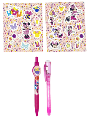 Diario Segreto con Lucchetto Minnie Mouse DISNEY + Accessori in Confezione Regalo - Min0822
