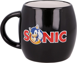 Tazza Mug Sonic Riccio Supersonico in Ceramica Bombata 350 Ml in Confezione - Stt499