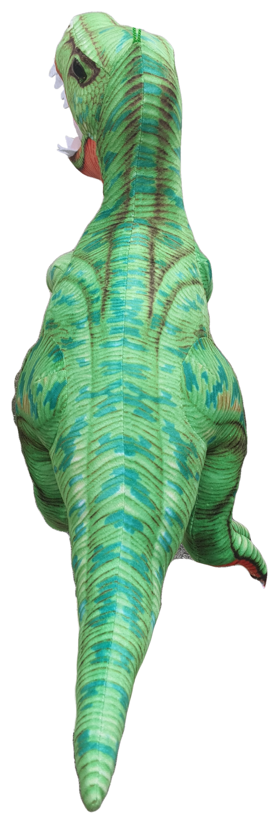 Peluche Velociraptor Dinosauro Verde Pupazzo Cm. 35 - Pts09857/35