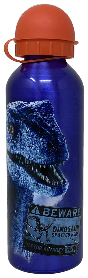Borraccia in Alluminio Dinosauri Jurassic World con Beccuccio e Coperchio 500 Ml - Jp00017/r