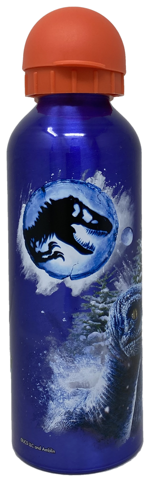 Borraccia in Alluminio Dinosauri Jurassic World con Beccuccio e Coperchio 500 Ml - Jp00017/r