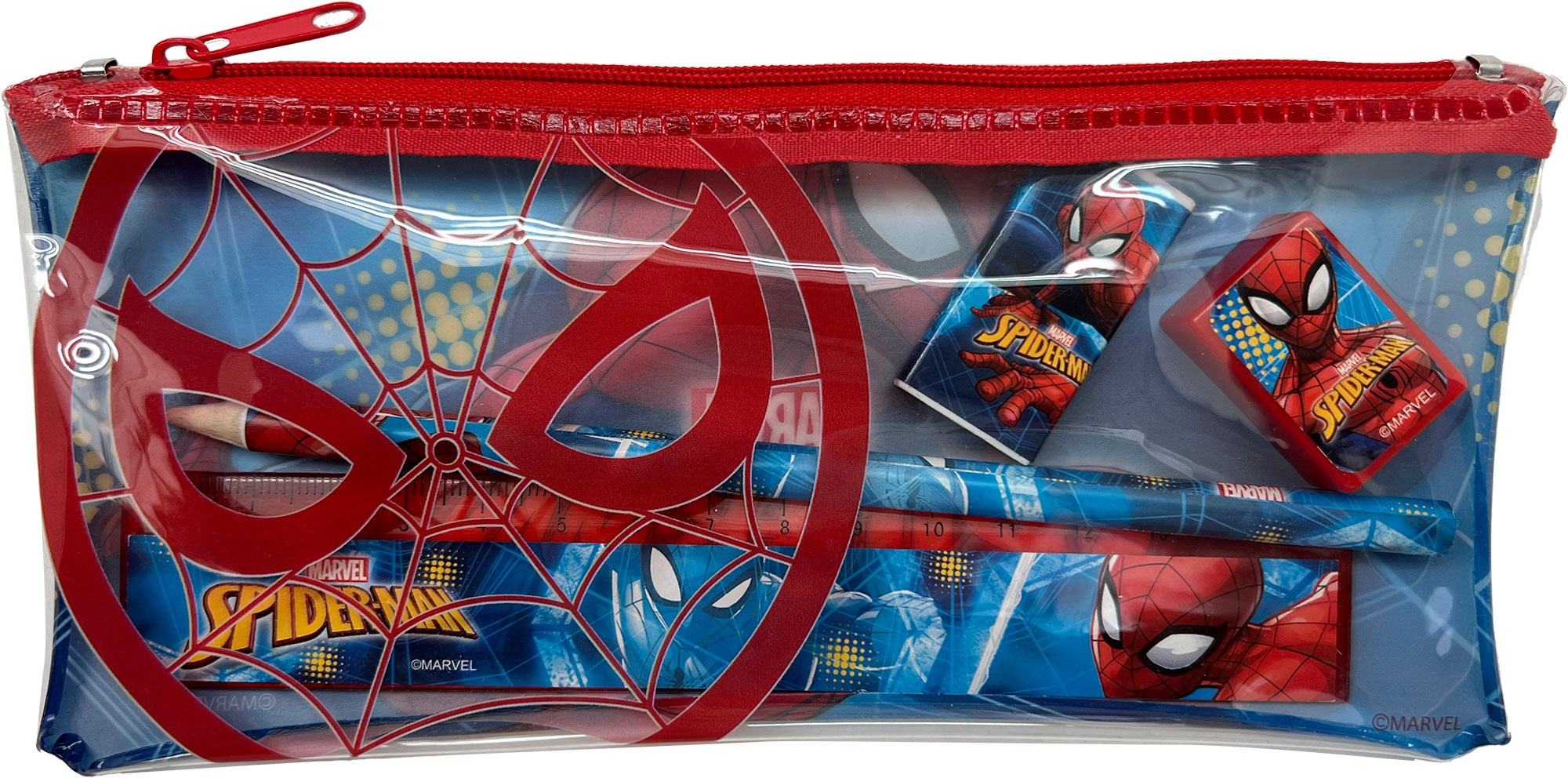 Diario Segreto Spiderman MARVEL con Accessori 13 Pezzi Cancelleria Stickers - Mv16071