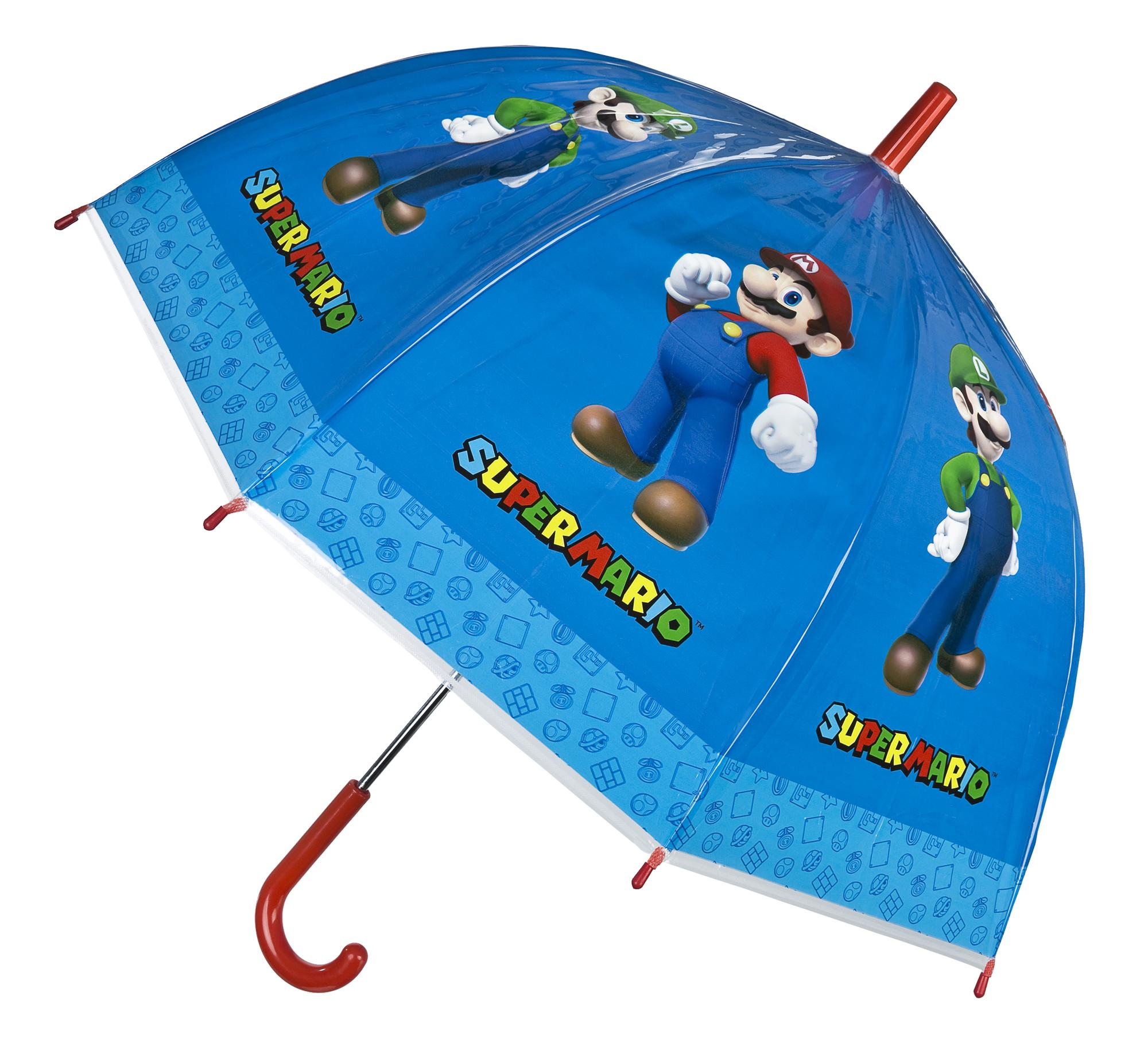 Ombrello Campana Super Mario Videogioco Luigi Bambino - Sumb7202