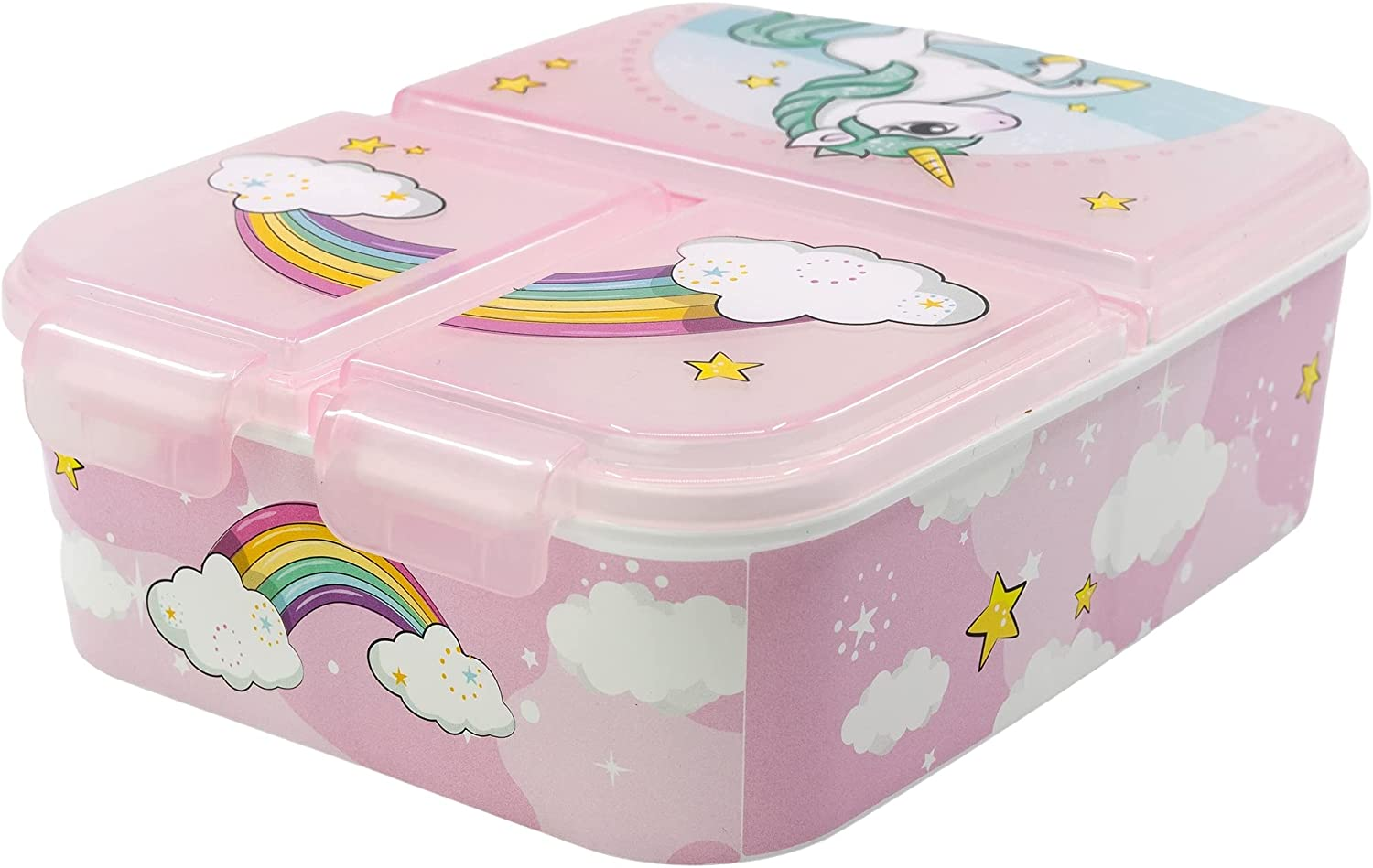 Portamerenda Multiscomparto Unicorno Porta Pranzo Scuola Tempo Libero - St09722