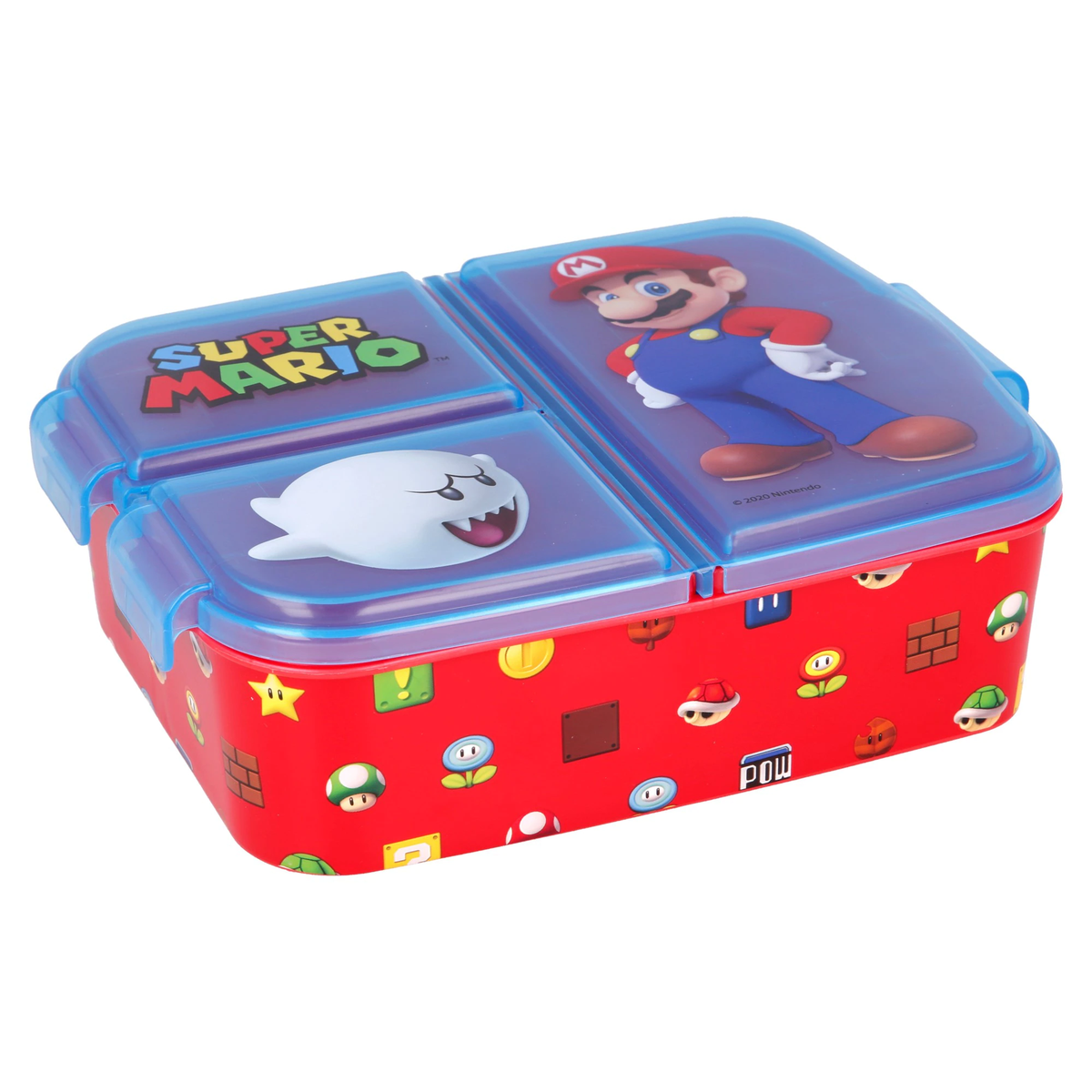 Portamerenda Multiscomparto Super Mario Videogioco Porta Pranzo Scuola Tempo Libero - St21420