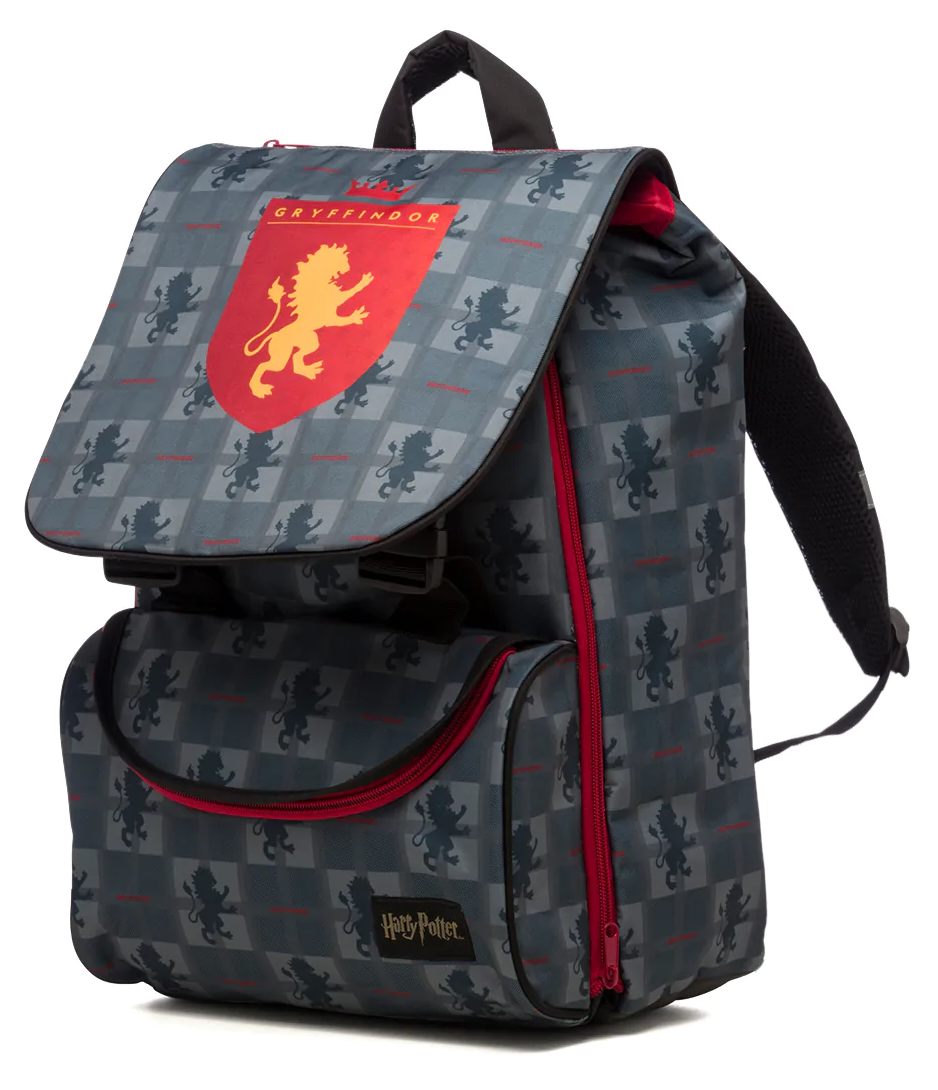 Zaino Harry Potter Hogwarts Grifondoro Estensibile Scuola Elementare Cm. 44x29x18 - L04334mc