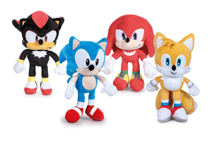 Peluche Sonic e Amici Knuckles Tails Shadow Riccio Supersonico Pupazzo Cm. 30