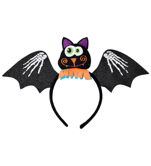 Cerchietto Pipistrello Accessori Carnevale Halloween - 00070