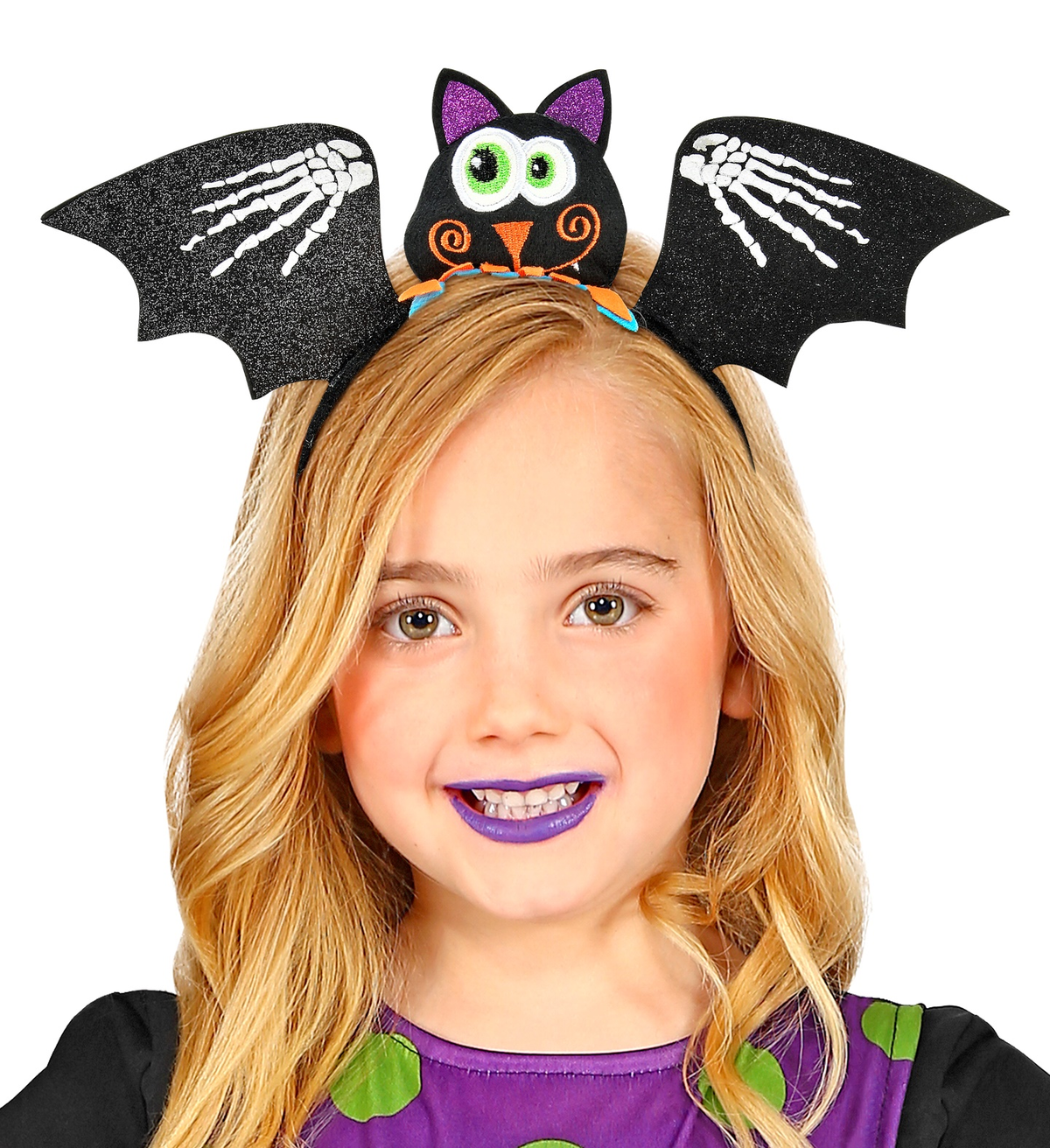 Cerchietto Pipistrello Accessori Carnevale Halloween - 00070