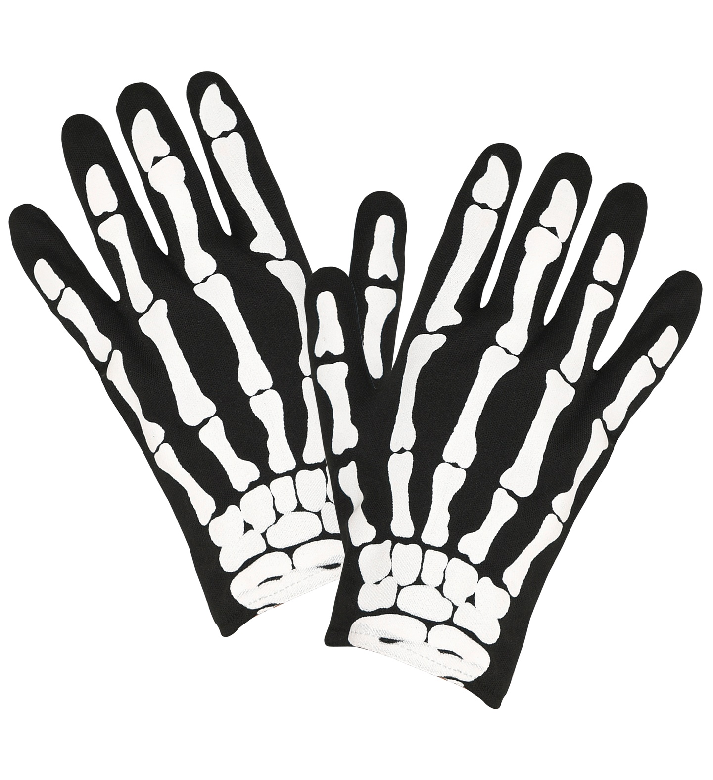 Guanti Ossa Taglia Unica Accessori Carnevale Halloween - 34275