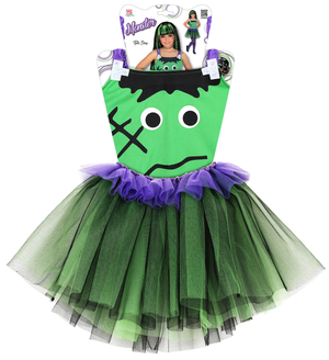 Costume Vestito Abito Travestimento Carnevale Halloween Mostro Bambina - 96536