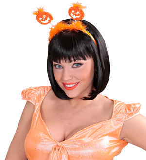 Cerchietto Applicazioni da Zucca Accessori Carnevale Halloween - 9806p
