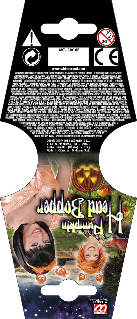 Cerchietto Applicazioni da Zucca Accessori Carnevale Halloween - 9806p