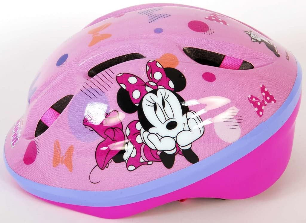 Casco Protettivo Minnie Mouse DISNEY Paperina per Bici Regolabile 51-55 CM Bambina - 35245