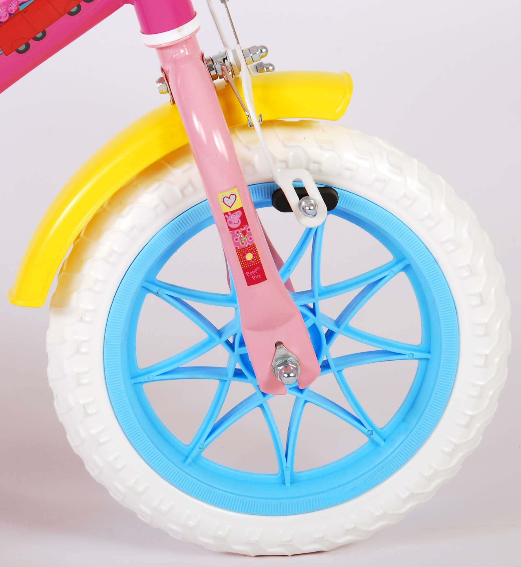 Bicicletta Peppa Pig 12" Età 3/4 Anni con Rotelle - 34593